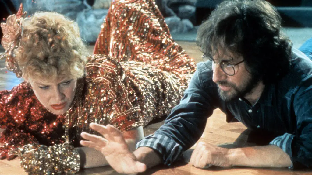 Still of Steven Spielberg and Kate Capshaw in Indiana Jones and the Temple of Doom