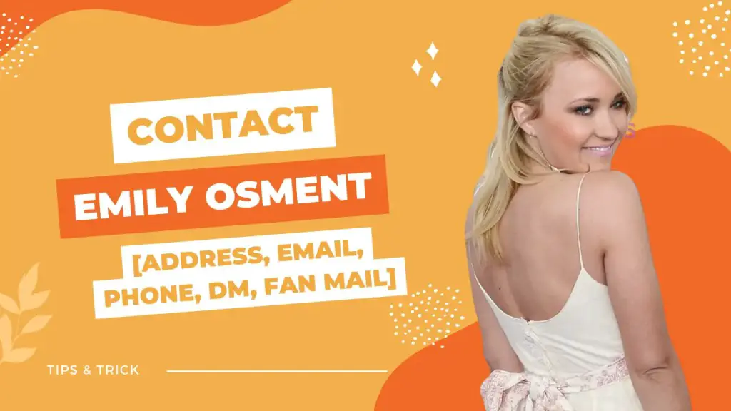 Contact Emily Osment