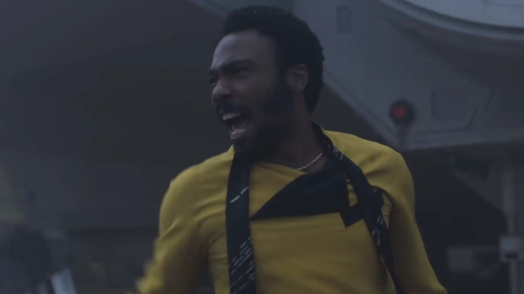 Still of Donald Glover in Solo: A Star Wars Story