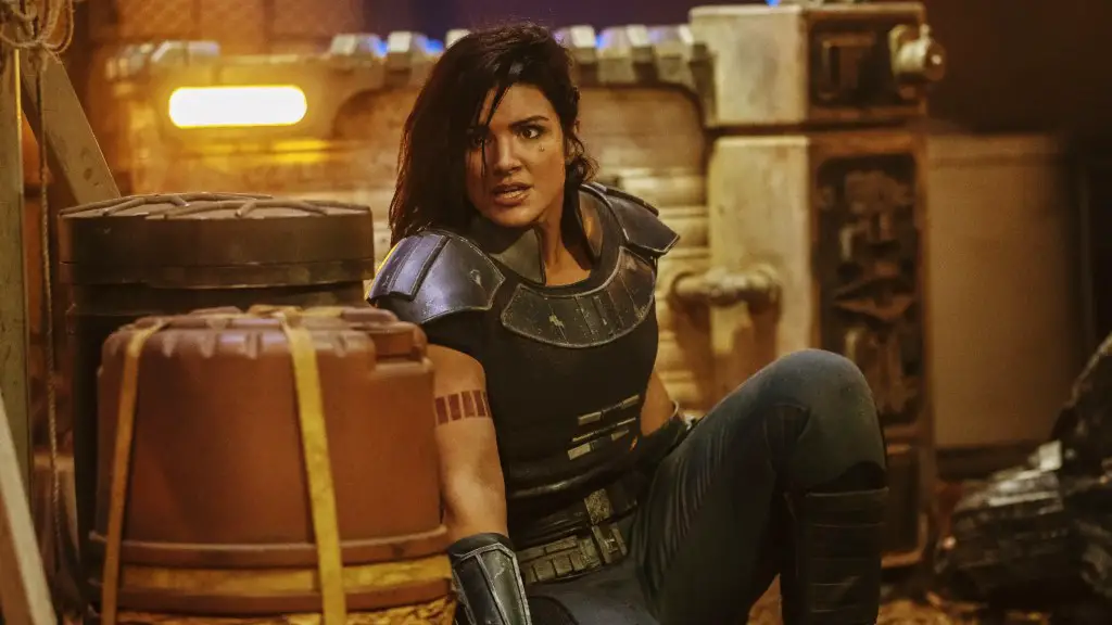 Still of Gina Carano in The Mandalorian and Chapter 4: Sanctuary