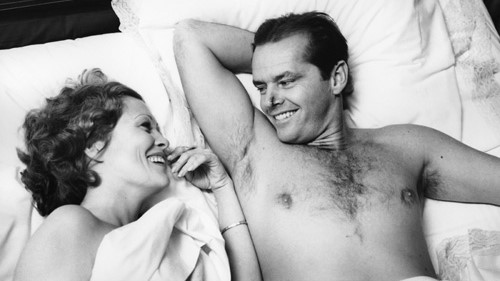 Still of Jack Nicholson and Faye Dunaway in Chinatown