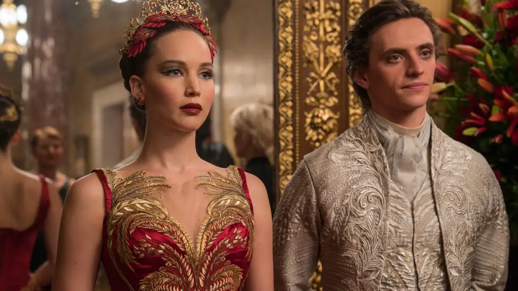 Still of Jennifer Lawrence and Sergei Polunin in Red Sparrow