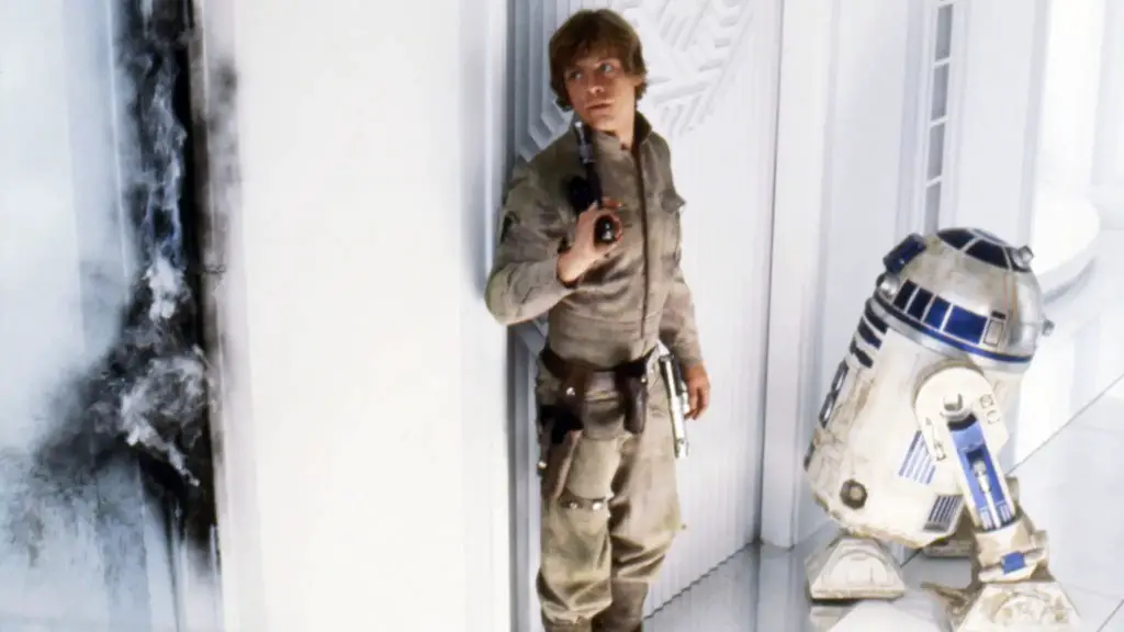 Still of Mark Hamill and Kenny Baker in Star Wars: Episode V - The Empire Strikes Back