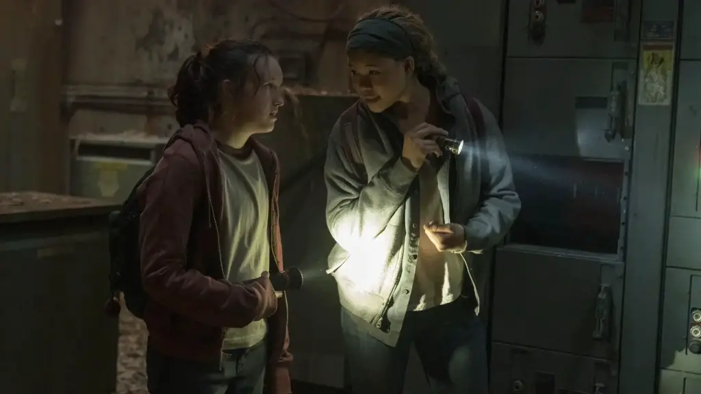Still of Storm Reid and Bella Ramsey in The Last of Us and Left Behind