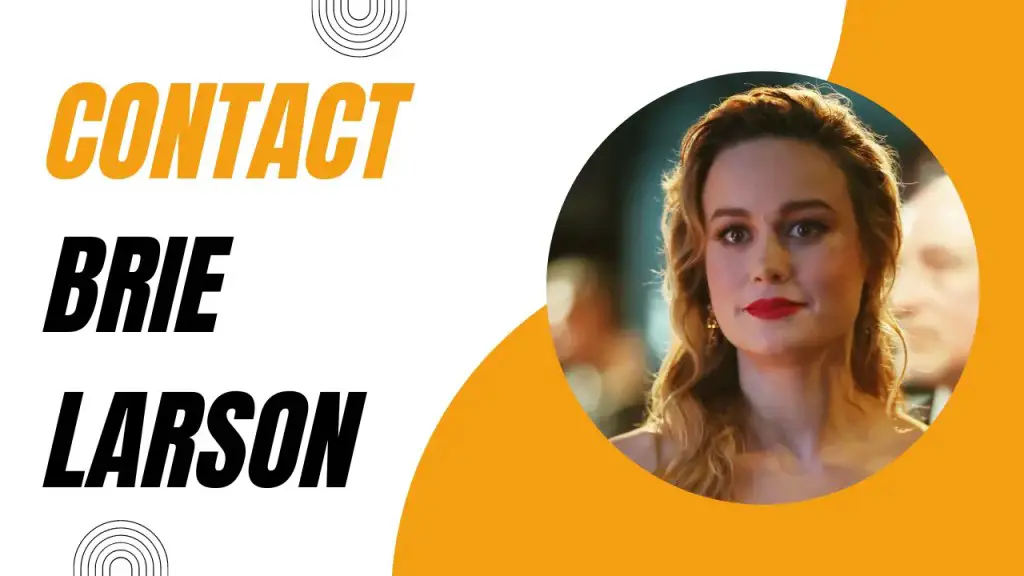 Contact Brie Larson