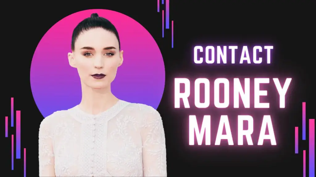 Contact Rooney Mara