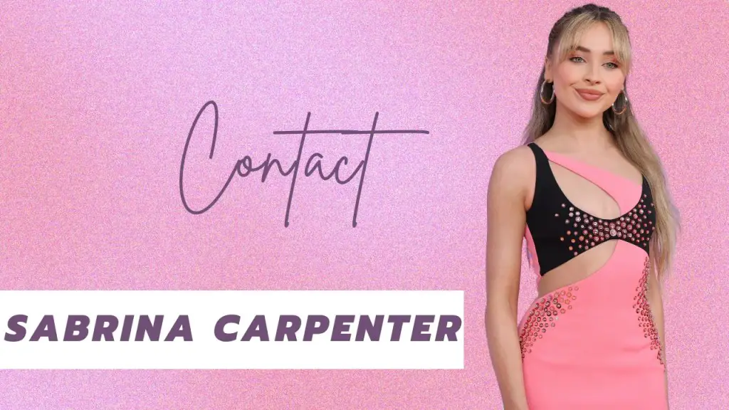 Contact Sabrina Carpenter