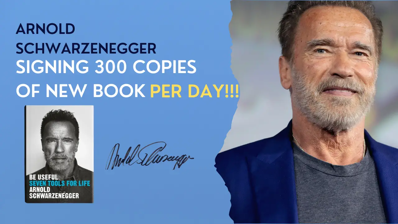 Arnold Schwarzenegger Pledges to Sign Tens of Thousands of Copies of