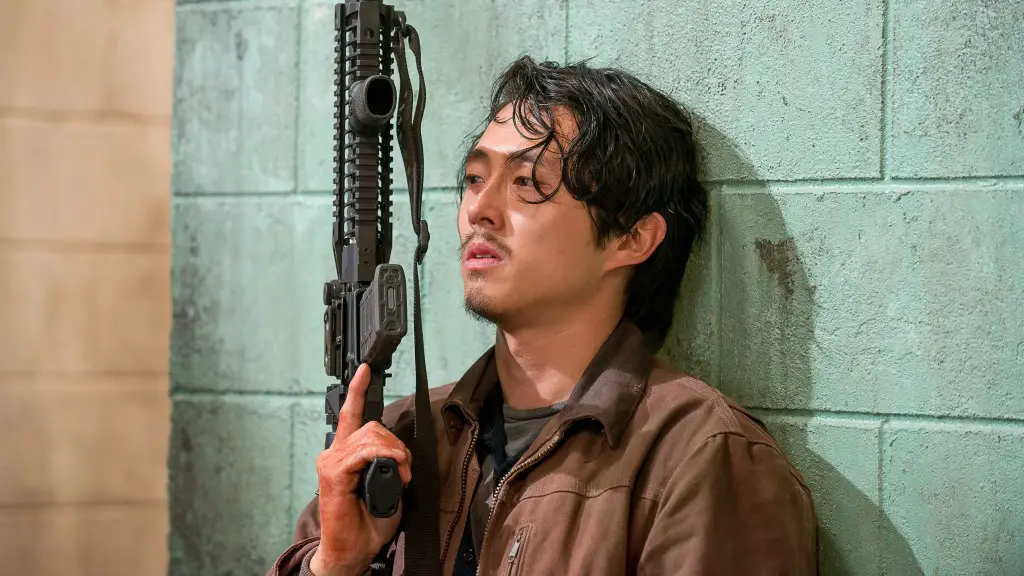 Steven Yeun as Glenn Rhee - The Walking Dead _ Season 6, Episode 13 - Photo Credit: Gene Page/AMC