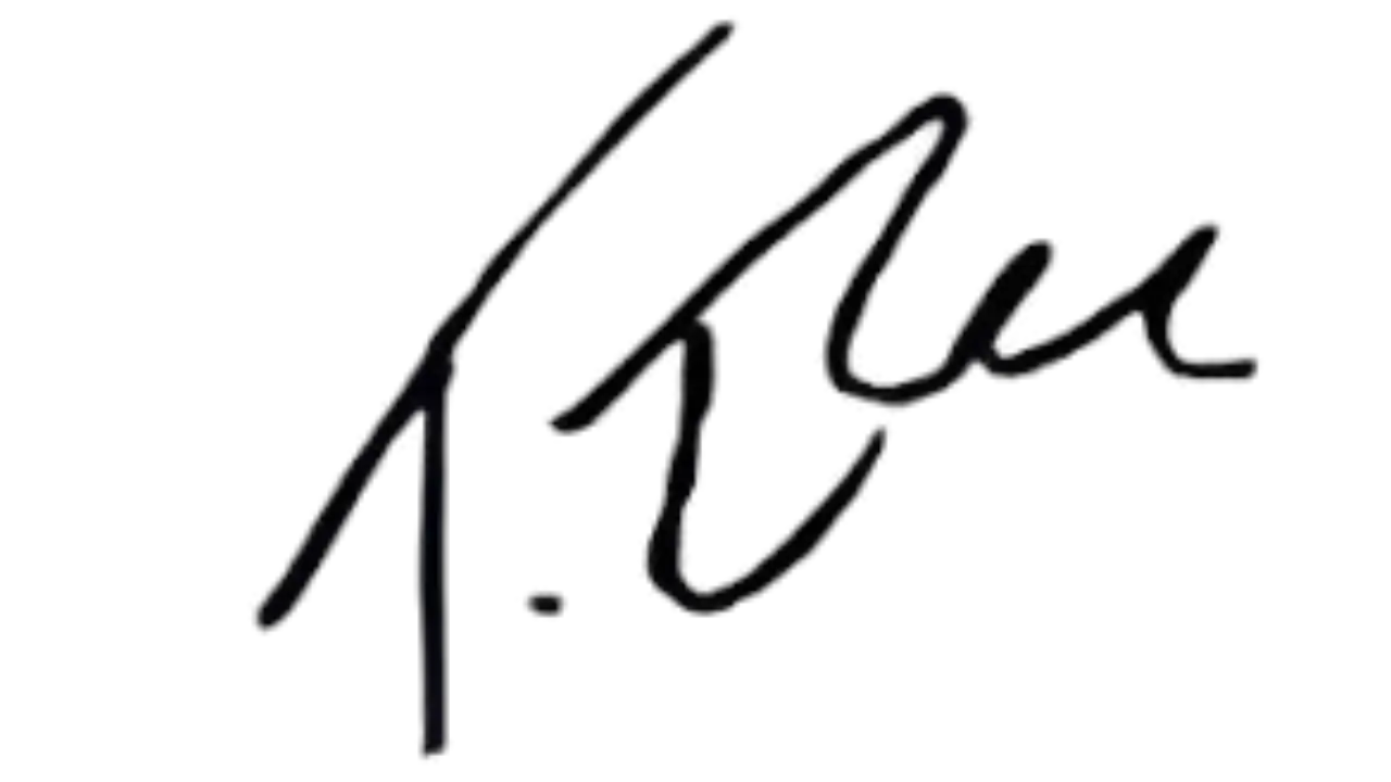 Taron Egerton's Autograph