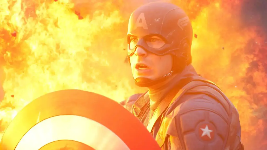 Chris Evans plays Captain America in CAPTAIN AMERICA: THE FIRST AVENGER, from Paramount Pictures and Marvel Entertainment.