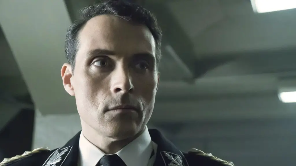 Still of Rufus Sewell in The Man in the High Castle and The New World