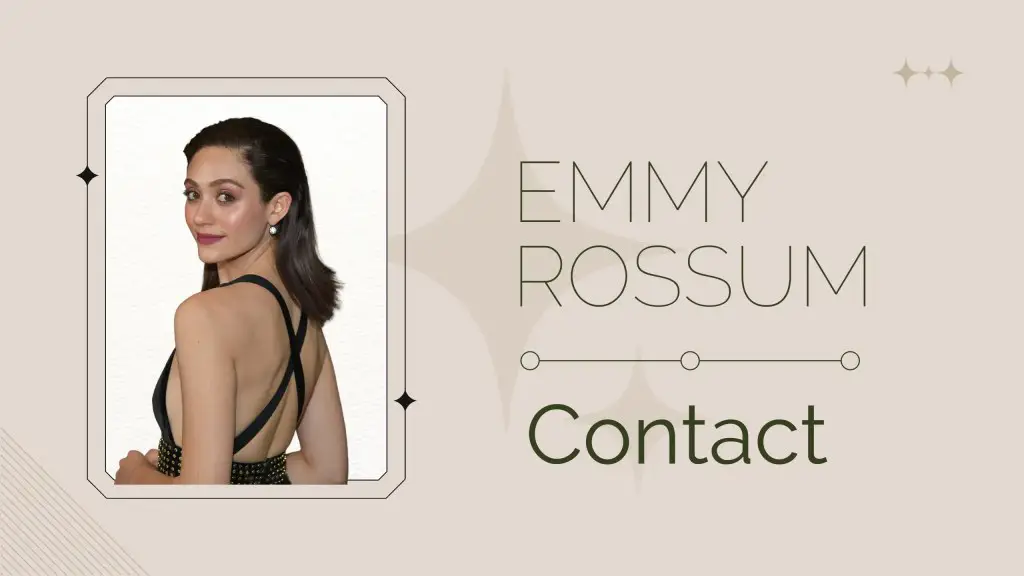 Contact Emmy Rossum