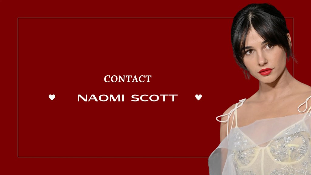Contact Naomi Scott