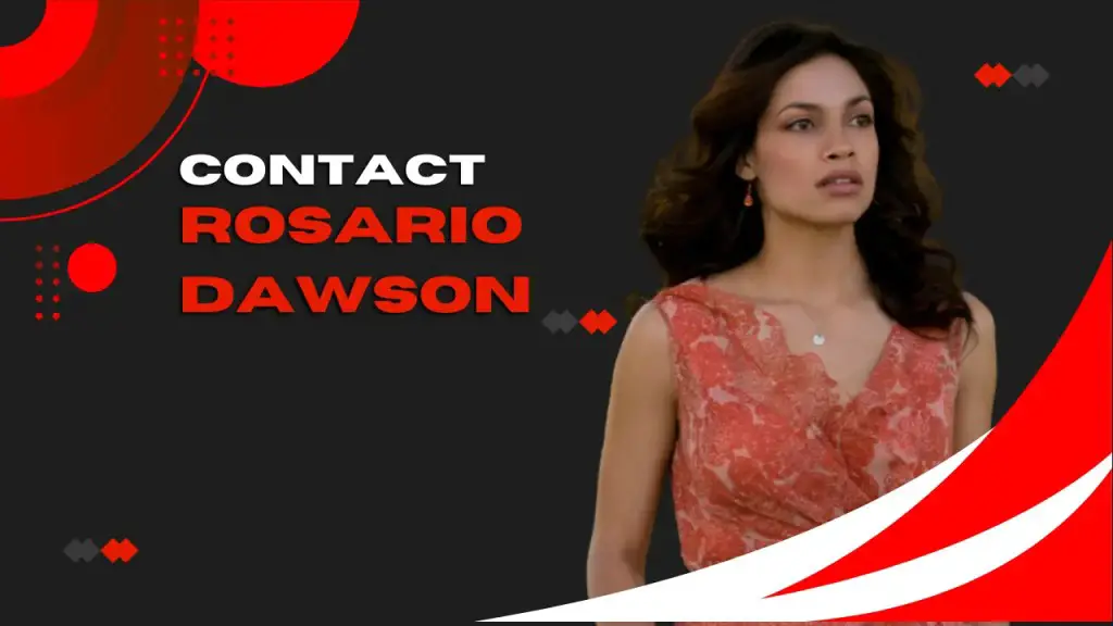 Contact Rosario Dawson