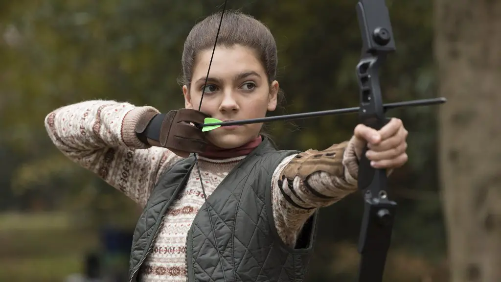 Emily Carey as Young Lara Croft in Tomb Raider