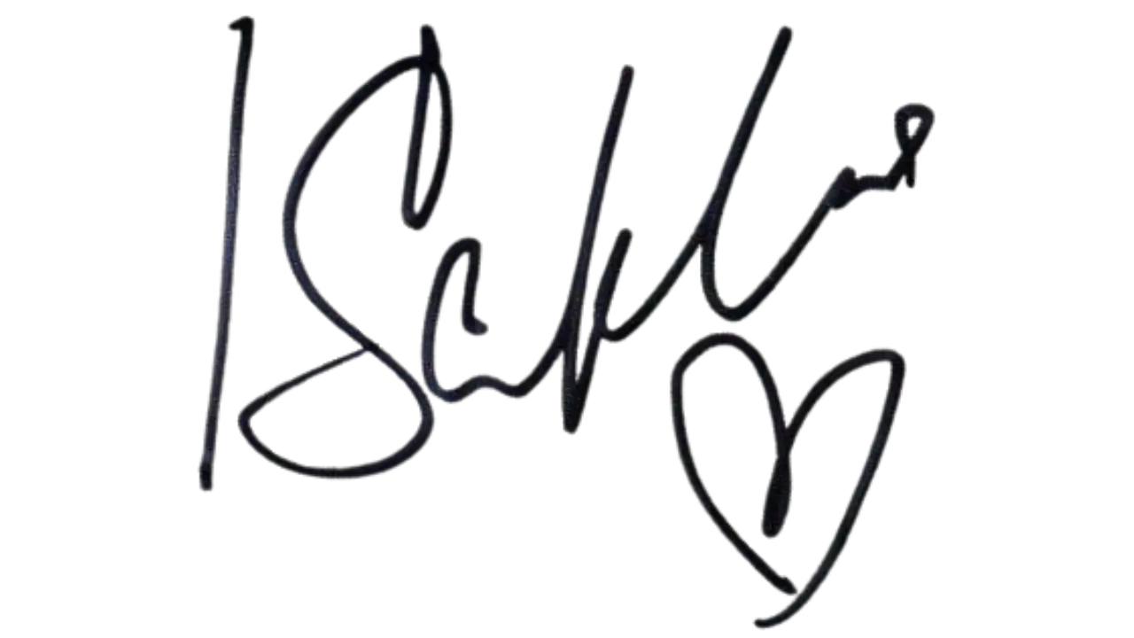 Ivanna Sakhno's Autograph