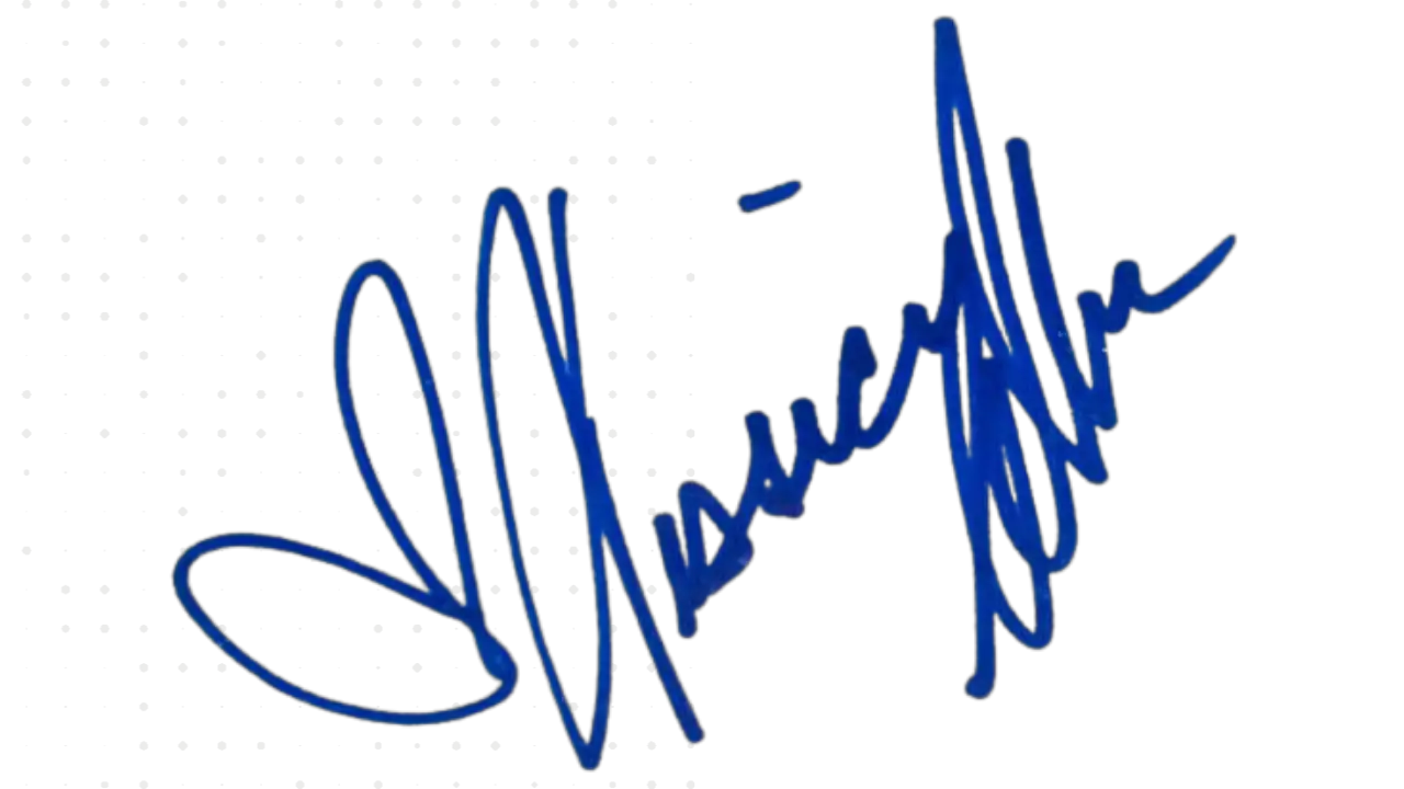 Jessica Alba's Autograph