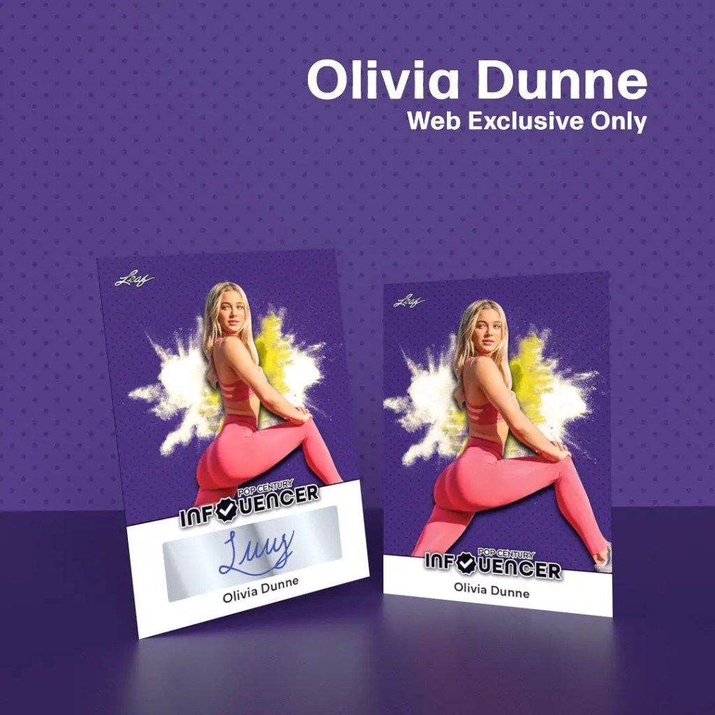 Olivia Dunne Signed Influencer Card