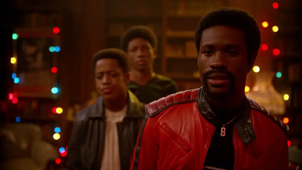 Still of Shameik Moore, Skylan Brooks and Tremaine Brown Jr. in The Get Down and Gamble Everything