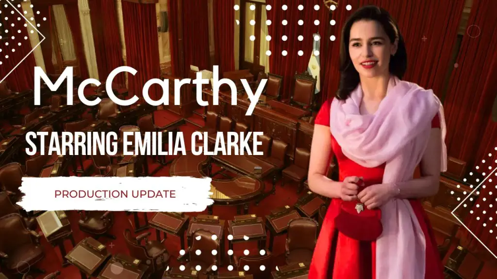 Emilia Clarke Explores a Big Lie in Upcoming Political Drama “McCarthy”