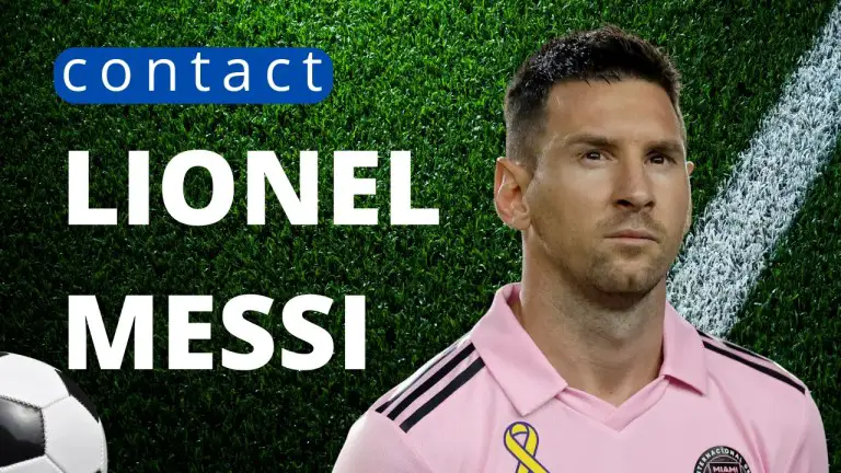 Contact Lionel Messi [Address, Email, Phone, DM, Fan Mail]