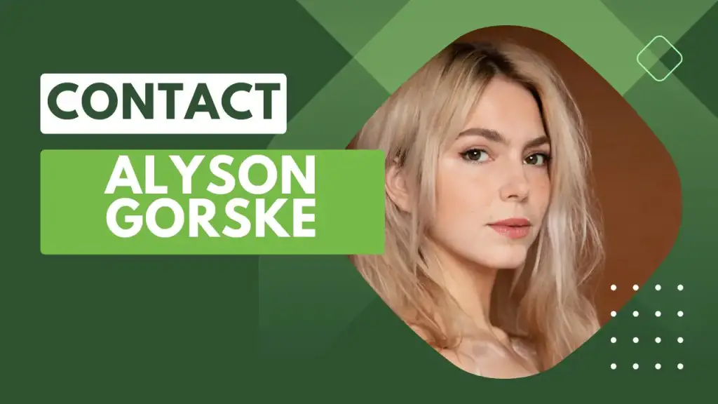 Contact Alyson Gorske