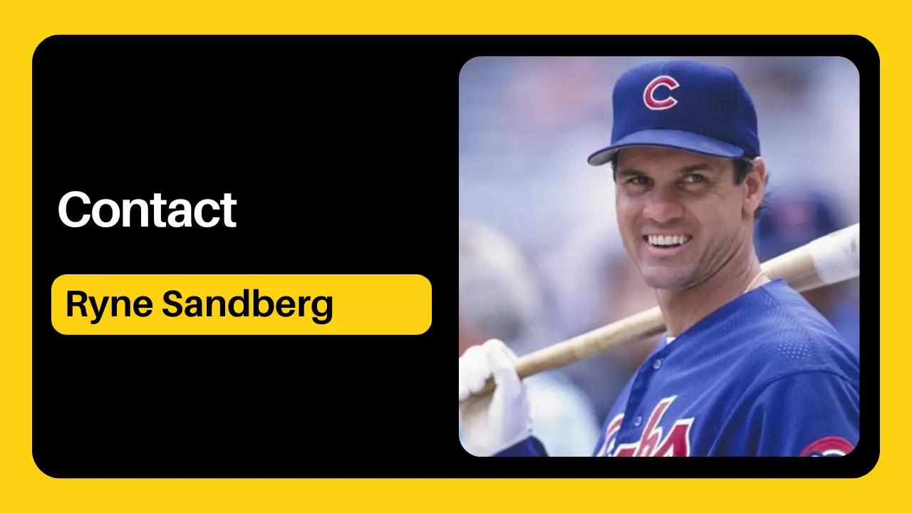 Contact ryne sandberg address email phone dm fan mail tales