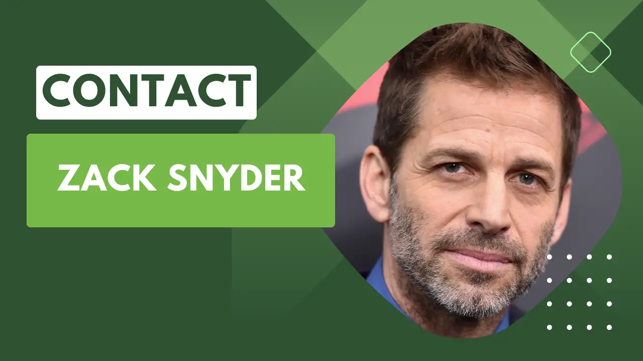 Contact Zack Snyder [Address, Email, Phone, DM, Fan Mail] Tales From