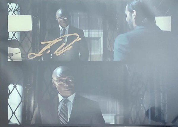Lance Reddick Signed 8x10 Photo - Charon in John Wick 3, The Wire, Bosch - With Genuine Certificate of Authenticity
