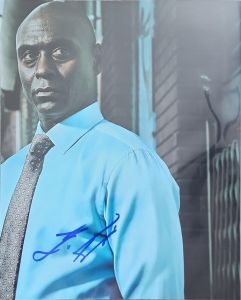 Lance Reddick Signed 8x10 Photo - Charon in John Wick 3, The Wire, Bosch - With Genuine Certificate of Authenticity