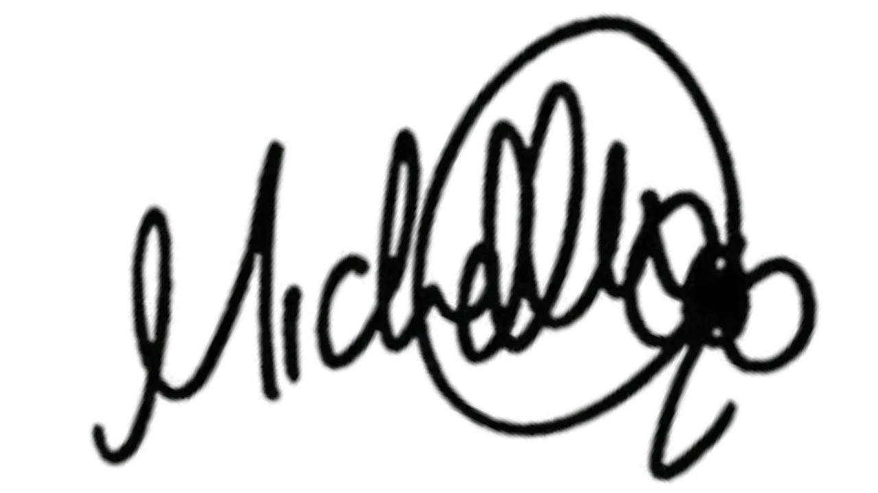 Michelle Keegan's Autograph