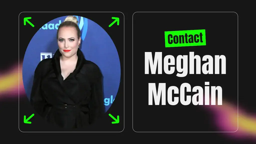 Contact Meghan McCain