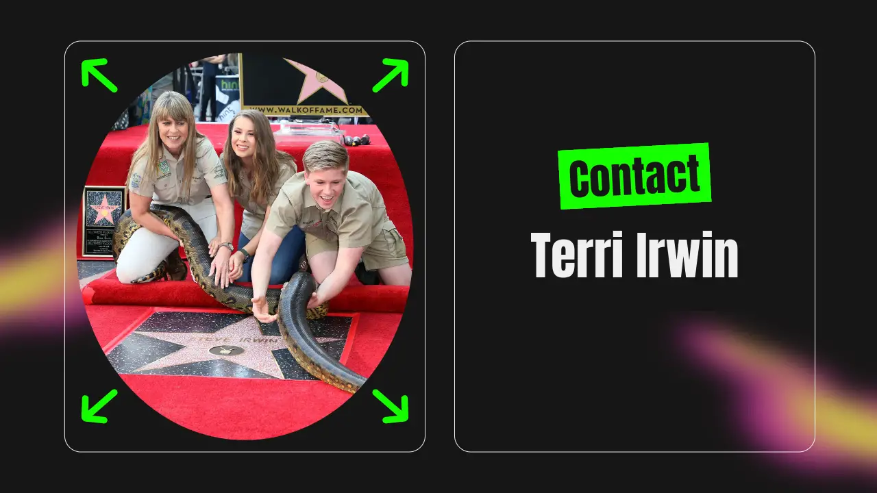 Contact Terri Irwin [Address, Email, Phone, DM, Fan Mail]