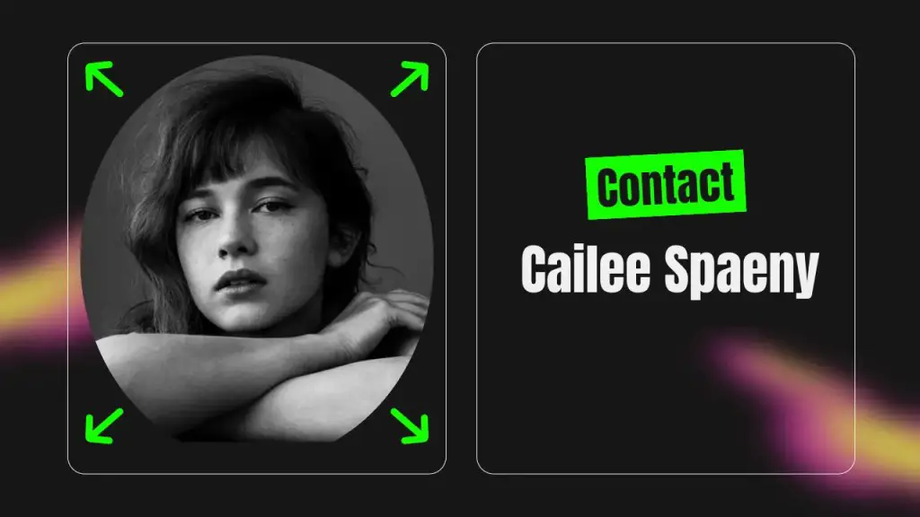 Contact Cailee Spaeny