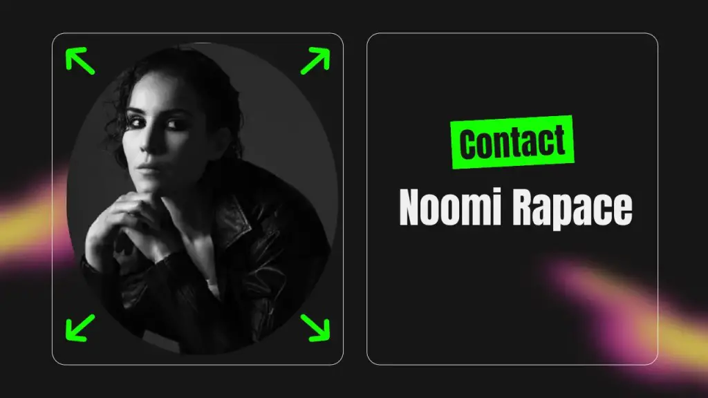 Contact Noomi Rapace