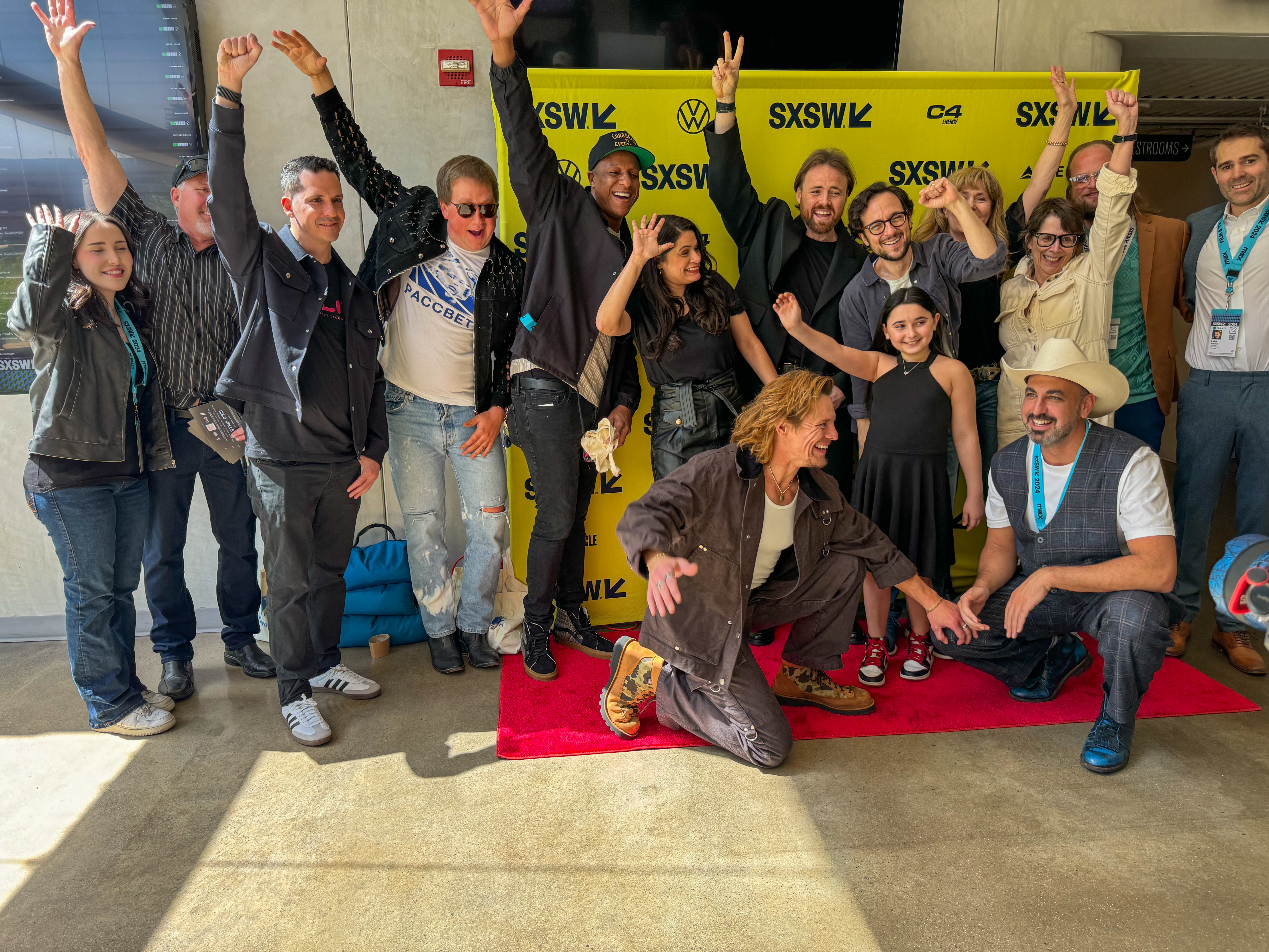 The Cast of 'Cold Wallet' at the SXSW 2024 premiere