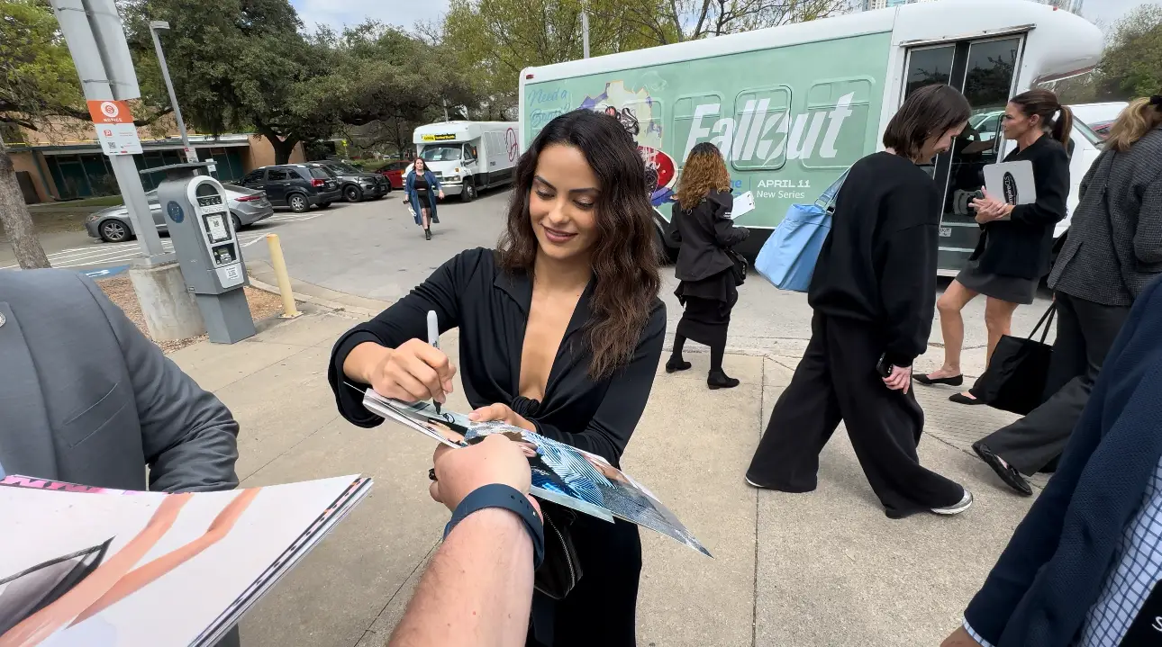 Camila Mendes signs autographs at the 'Musica' premiere at SXSW 2024