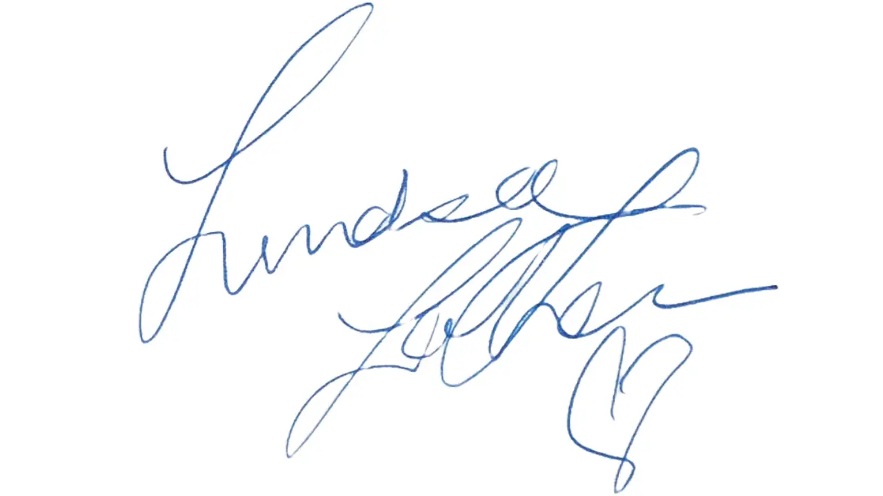 Lindsay Lohan's Autograph