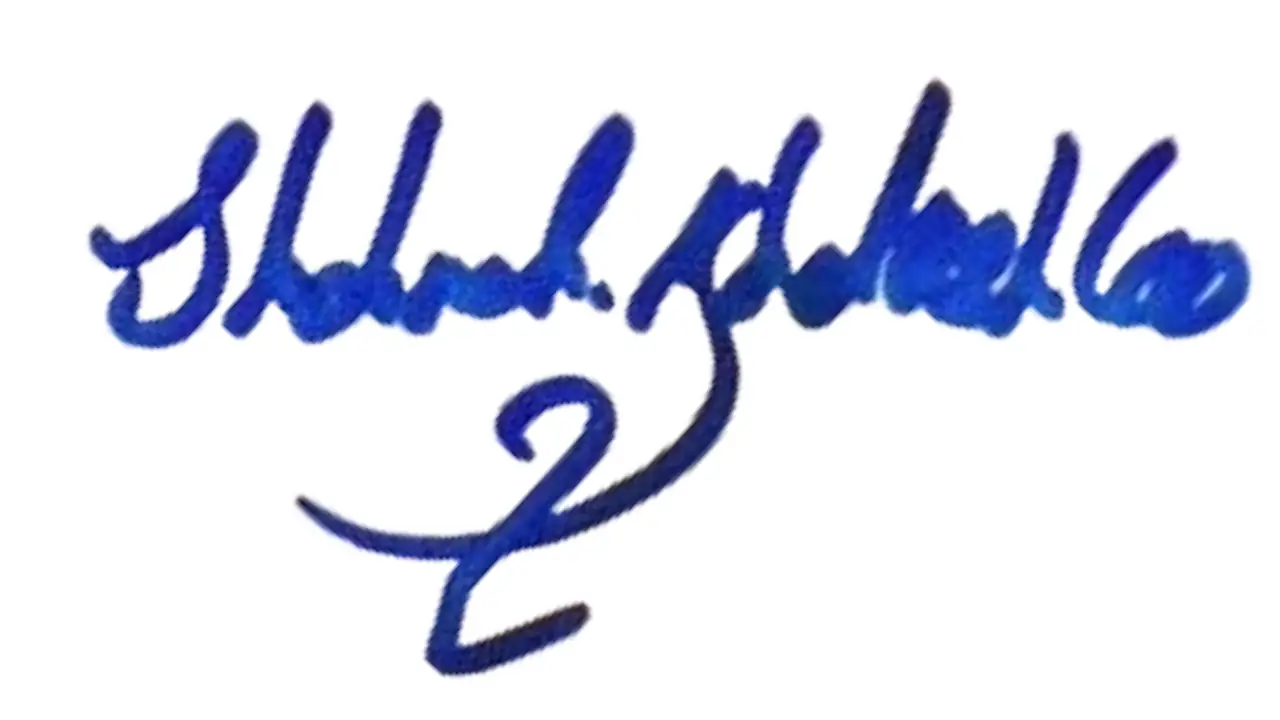 Shohreh Aghdashloo's Autograph