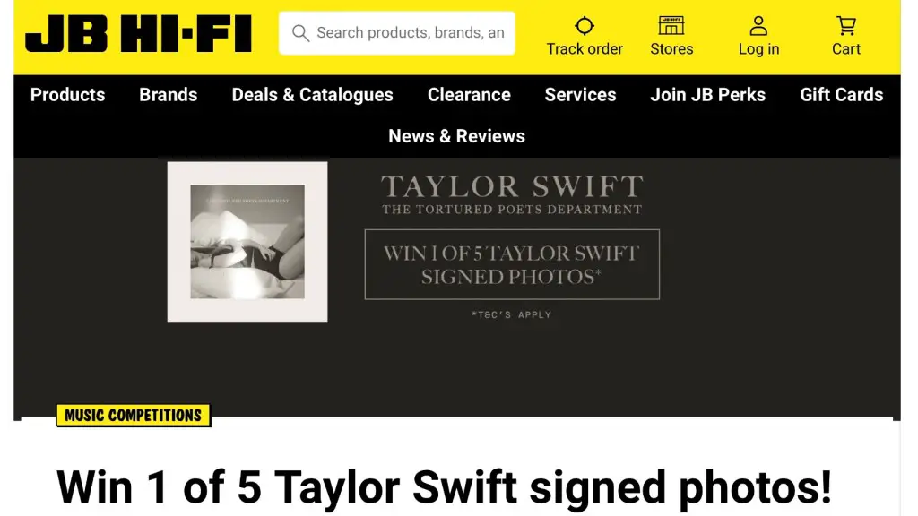 You Could Win Photos Signed by Taylor Swift After Purchase of “The Tortured Poets Department”