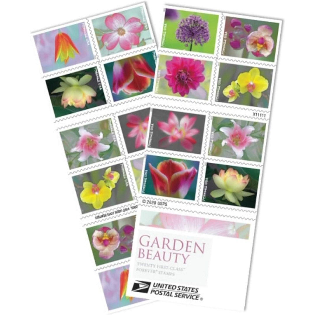 USPS Garden Beauty Forever Postage Stamps
