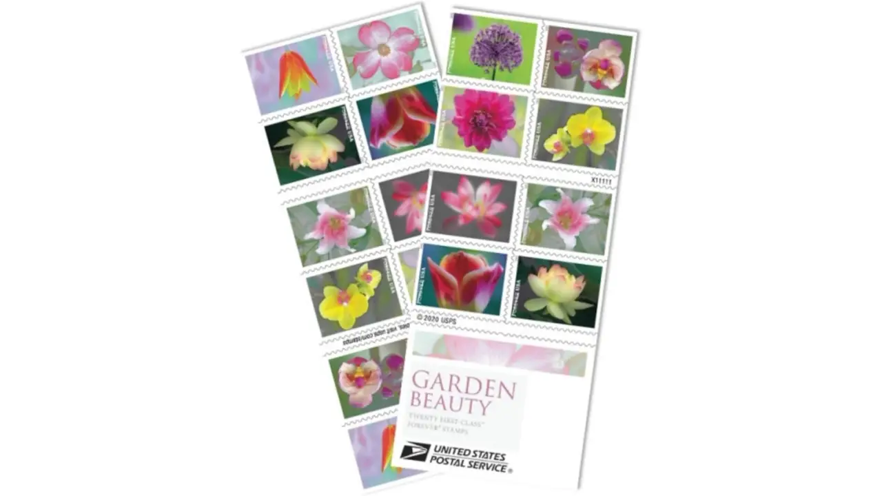USPS Garden Beauty Forever Postage Stamps