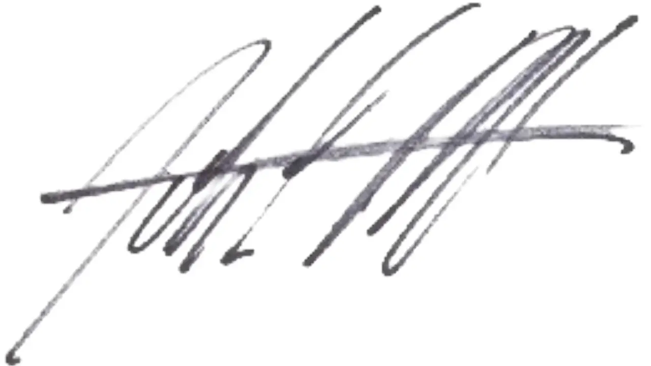 Signature of John C McGinley