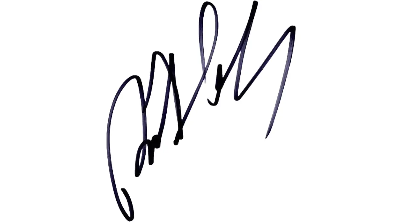 Signature of Richard Schiff