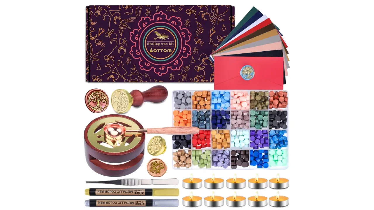 Wax Seal Stamp Kit with Gift Box