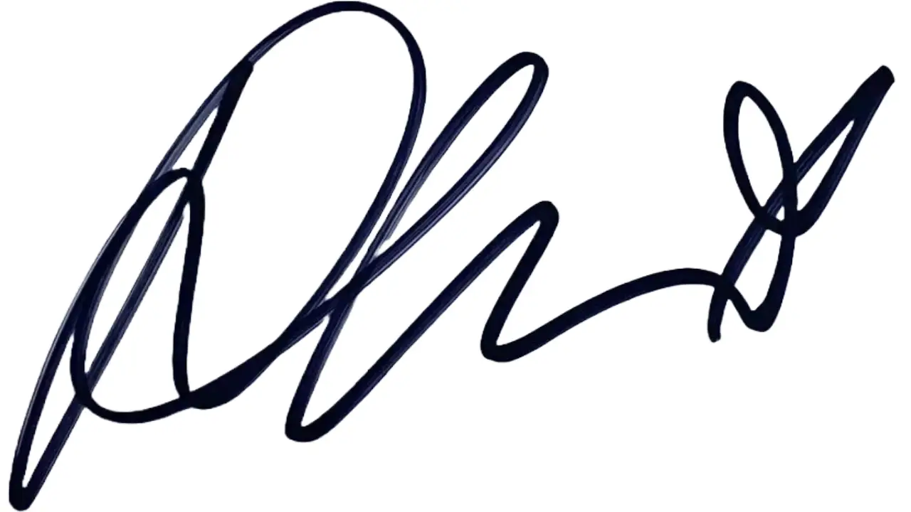 Signature of Demi Lovato
