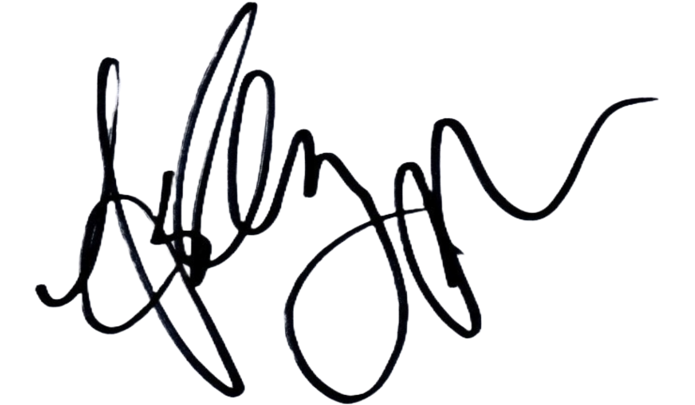 Signature of Ashley Park