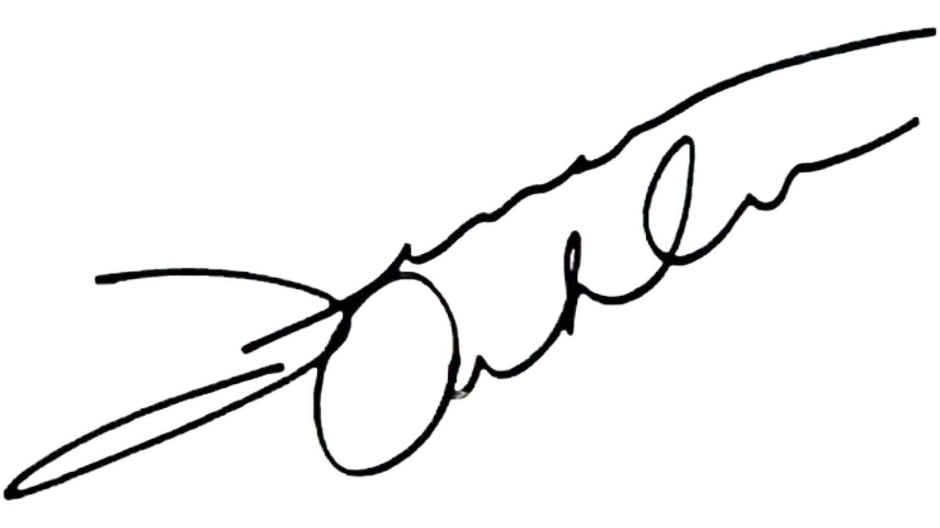 Signature of Jensen Ackles