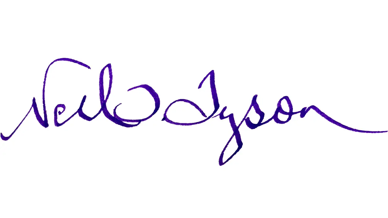Signature of Neil deGrasse Tyson